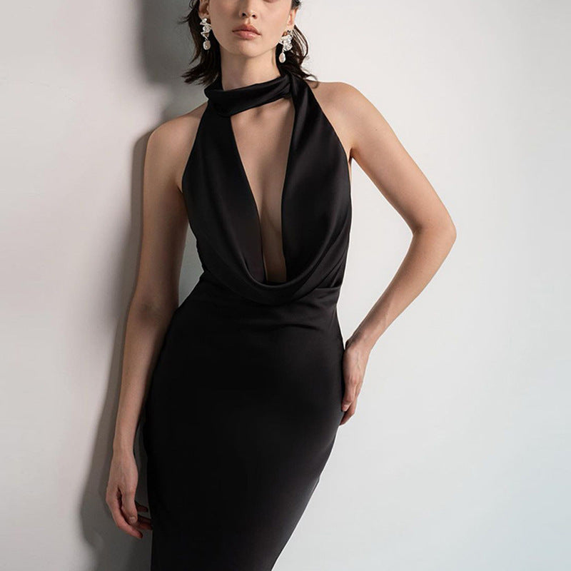 Women Dresse Sexy Backless Sheath Dress