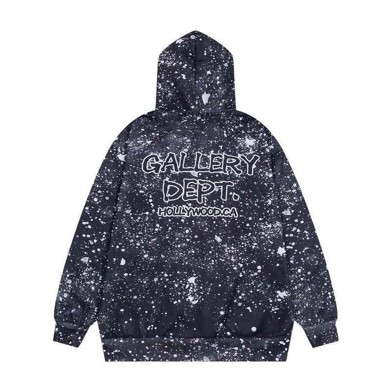 Gallery Dept Hoodie Loose Casual Starry Sky Hoodie