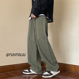 Men Jeans Vintage Jeans Men Loose Straight Cargo Pants