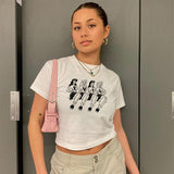 Women T-shirt Girl's Printed T-shirt Women's Top