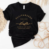 Cotton T Shirt Unisex Tops Ollivanders Wand Shop T-Shirt