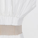 Women Dresses Long Dress Summer Stand Collar Dress (Qymy0409)