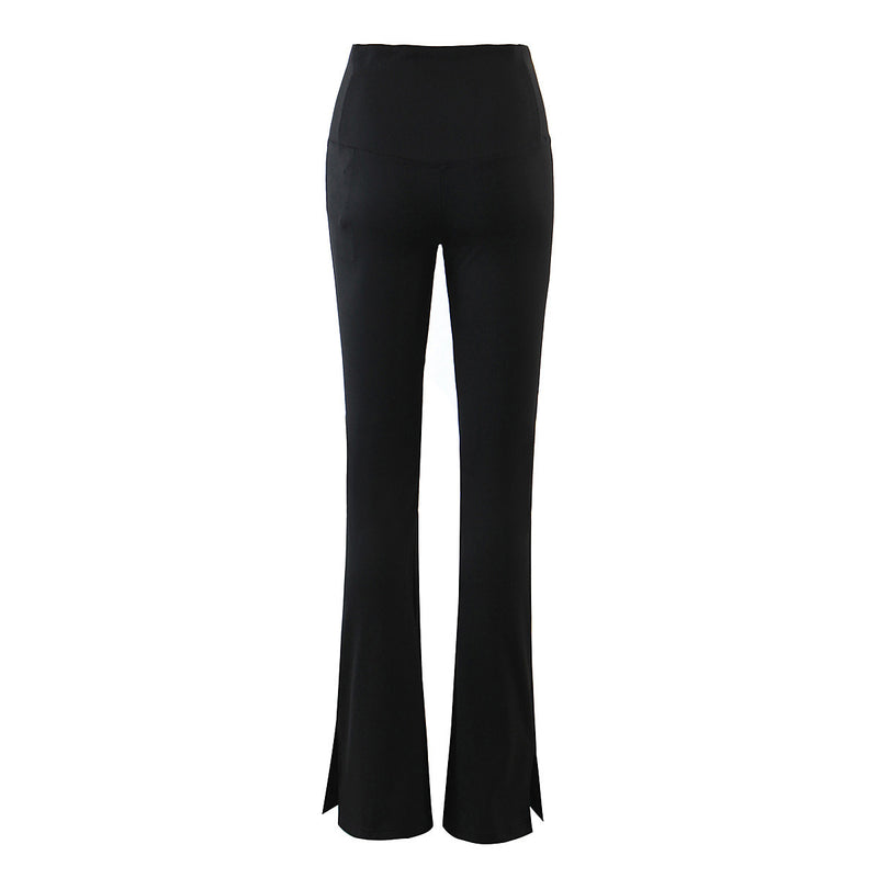 Women Sweatpants Spring High Waist Slim Fit Bell-Bottom Pants