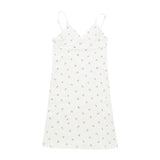 Women Dresses Floral Slim-Fitting Hip Spaghetti Straps Dress Summer Short Skirt (Bla0420)
