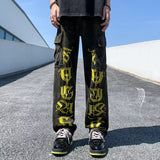 Men Jeans Vintage Straight Jeans