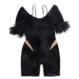 Women Tops Slim Fit One-Piece Shorts Spring