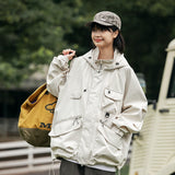 Unisex Hoodie Autumn Windproof Hood Coat