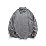 Unisex Shirts Autumn Striped Shirt