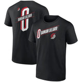 NBA T-Shirts NBA Basketball Suit T-Shirt Open Lillard Jersey Short Sleeve Sports