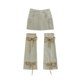 Women Skirt Denim Skirt A- Line Skirt Summer Washed and Worn Skirt