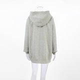Women Trench Coat Knitted Hooded Baseball Uniform Women's Coat