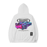 Men Hoodie Racing Printed Oversize Hooded Sweater Casual Couple Hoodies