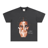 Asap Rocky T-Shirts Vintage ASAP Rocky Summer Short Sleeve T-Shirts Men and Women