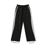 Women Sweatpants Retro Workwear Sweatpants Men and Women Loose Wide-Leg Casual Pants