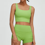 Women Yoga Set Sports Suit Sports Underwear Sports and Fitness Shorts