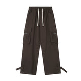 Men Sweatpants Multi-Pocket Workwear Trousers Men's Loose Casual Sports Pants