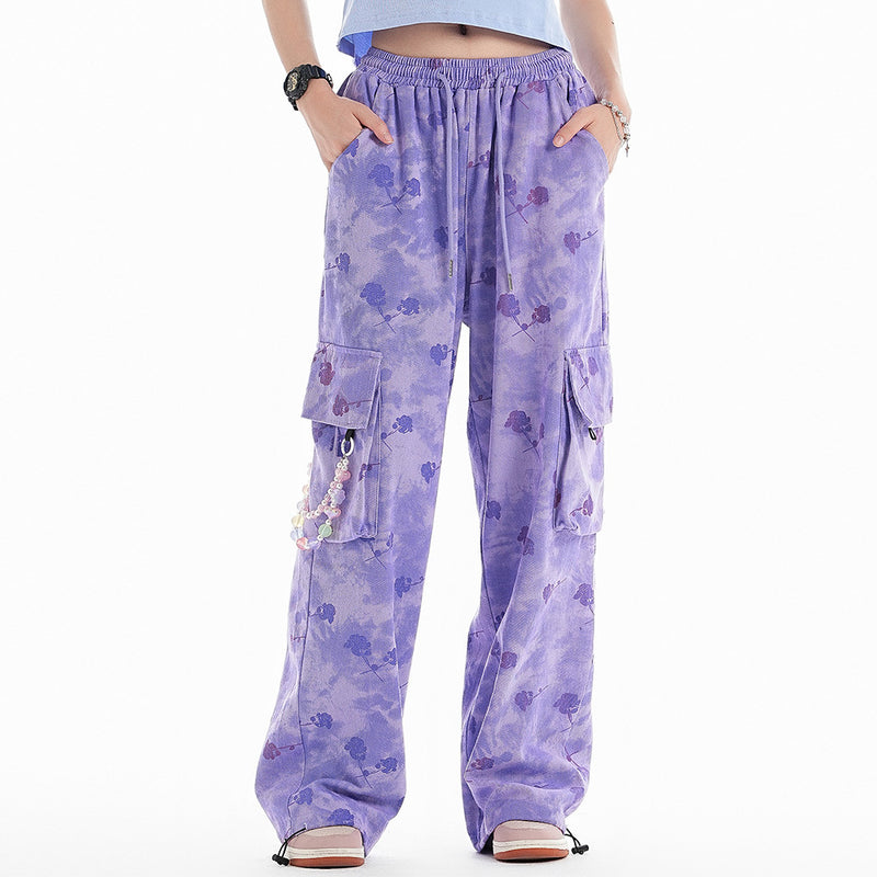 Women Pants Casual Pants Women Straight-Leg Wide-Leg Pants