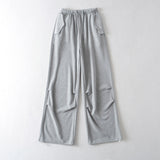 Women Sweatpants Straight Loose Tappered Casual Sweatpants Wide Leg Pants