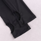 Women Dresses Sexy Autumn Hollow Sheath Short Skirt (Bla0420)