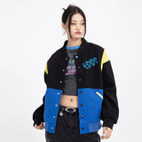 Men Jacket Coat Baseball Uniform Jacket Men's Autumn and Winter Racing Suit Baggy Coat