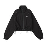 Women Jacket Stand Collar Jacket Shell Jacket Autumn Loose Sports