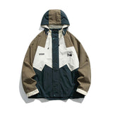 Unisex Jacket Autumn Stitching Contrast Color Jacket