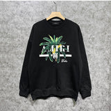 Amiri Long Sleeved Shirt Fashion Brand Crew Sweatshirts round Neck Sweater