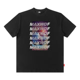 Men T Shirt Hip Hop Print Short Sleeve T-shirt Loose Couple Casual T-shirt
