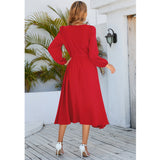 Women Date Dress Fall/Winter Dress Leisure Long Sleeve Dress