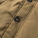 Unisex Winter Cotton Coat Three-Dimensional Pocket Decorative Hooded down Jacket