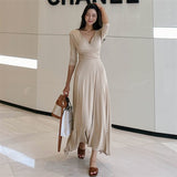 Women Dresses V-neck Dress