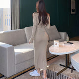 Women Dresses Hollow Dress Hip Skirt