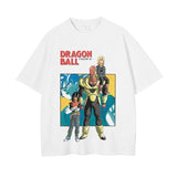 2024Men Dragon Ball Z T Shirt Anime Japanese Printed T-shirt