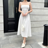 Women Dresses Dress Long Dress with Suspenders (Csm202403)