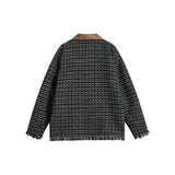 Unisex Jacket Autumn Retro Lapels Jacket Baggy Coat