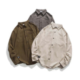 Unisex Shirts Autumn Peak Mark Workwear Shirt