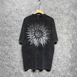 Amiri T Shirts Washed and Worn Retro Short Sleeve T-shirt
