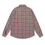 Unisex Jacket Autumn Collage Plaid Shirt