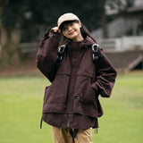 Unisex Jacket Autumn Windproof Hood Coat