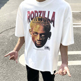 Dennis Rodman Graphic Tee SAINT MICHAEL CHO "Style High Street Short Sleeves