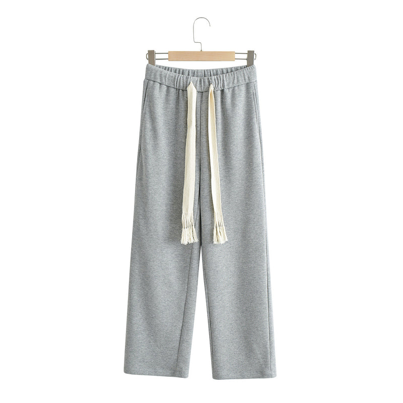 Women Sweatpants Autumn and Winter Wide-Leg Pants Spring and Autumn Casual Pants