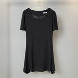 Women Dresses Square Collar Dress Short Skirt Casual