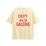 Gallery Dept T Shitrs Vintage Printed Summer plus Size Men and Women Short Sleeve