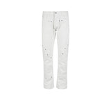 MIJKO Men's Vintage Pants MIJKO Men's Women's Autumn and Winter Wide-footed High Street Jeans