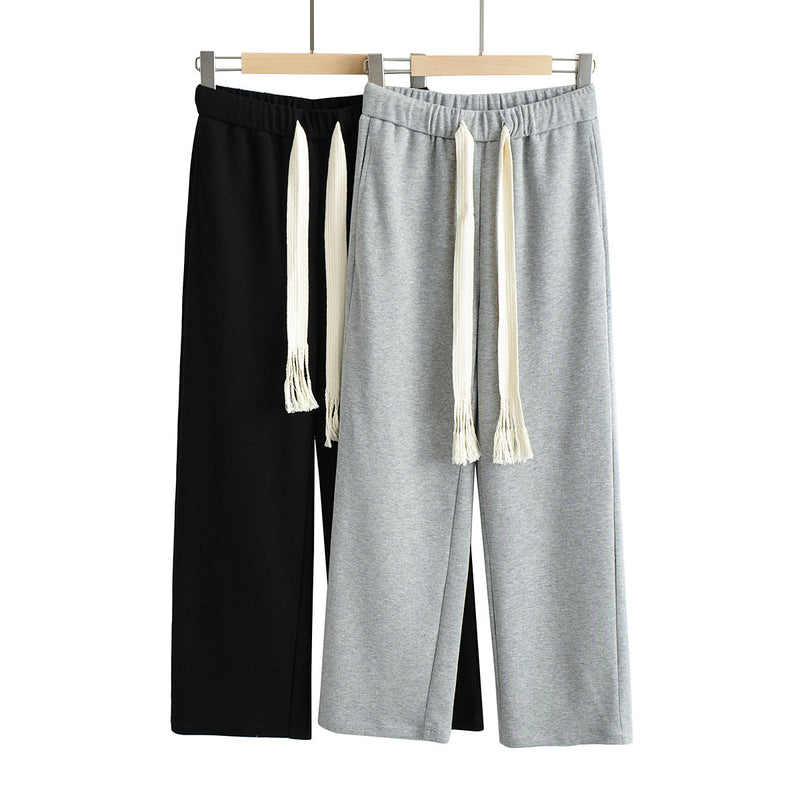 Women Sweatpants Autumn and Winter Wide-Leg Pants Spring and Autumn Casual Pants