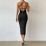 Women Dress Sexy Sleeveless Sheath Long Dress Dress