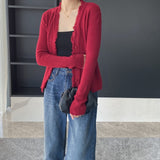 Women Cardigan Sweater Autumn Knitted Coat Vintage Tassel Sweater Coat Knitted Cardigan 8t8261
