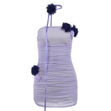 Women Dresses Mesh Ribbon Dress Skirt