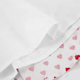 Women Dress Sexy off-Shoulder Heart Printing Dress