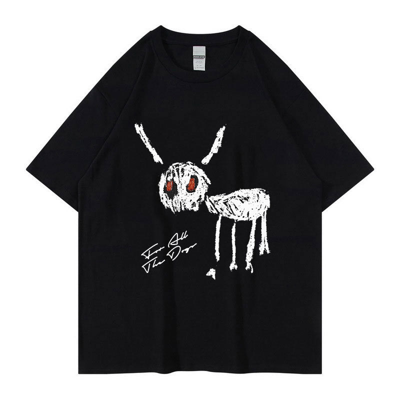 Rapper Drake "For All The Dogs" Funny Graphic Tee Shirt Men